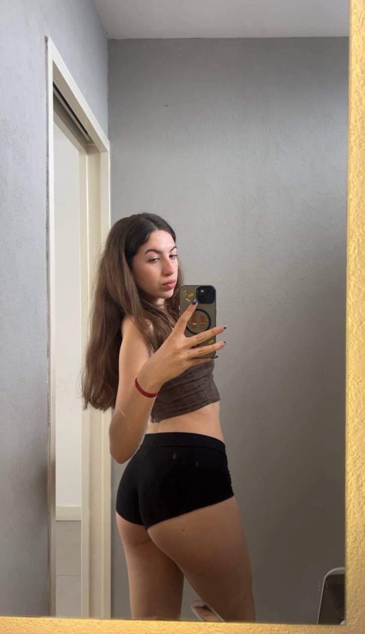 Amber in her underwear in Toronto