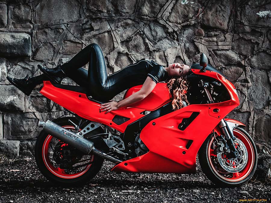 Beautiful girl Beautiful girls and motorcycles in Toronto