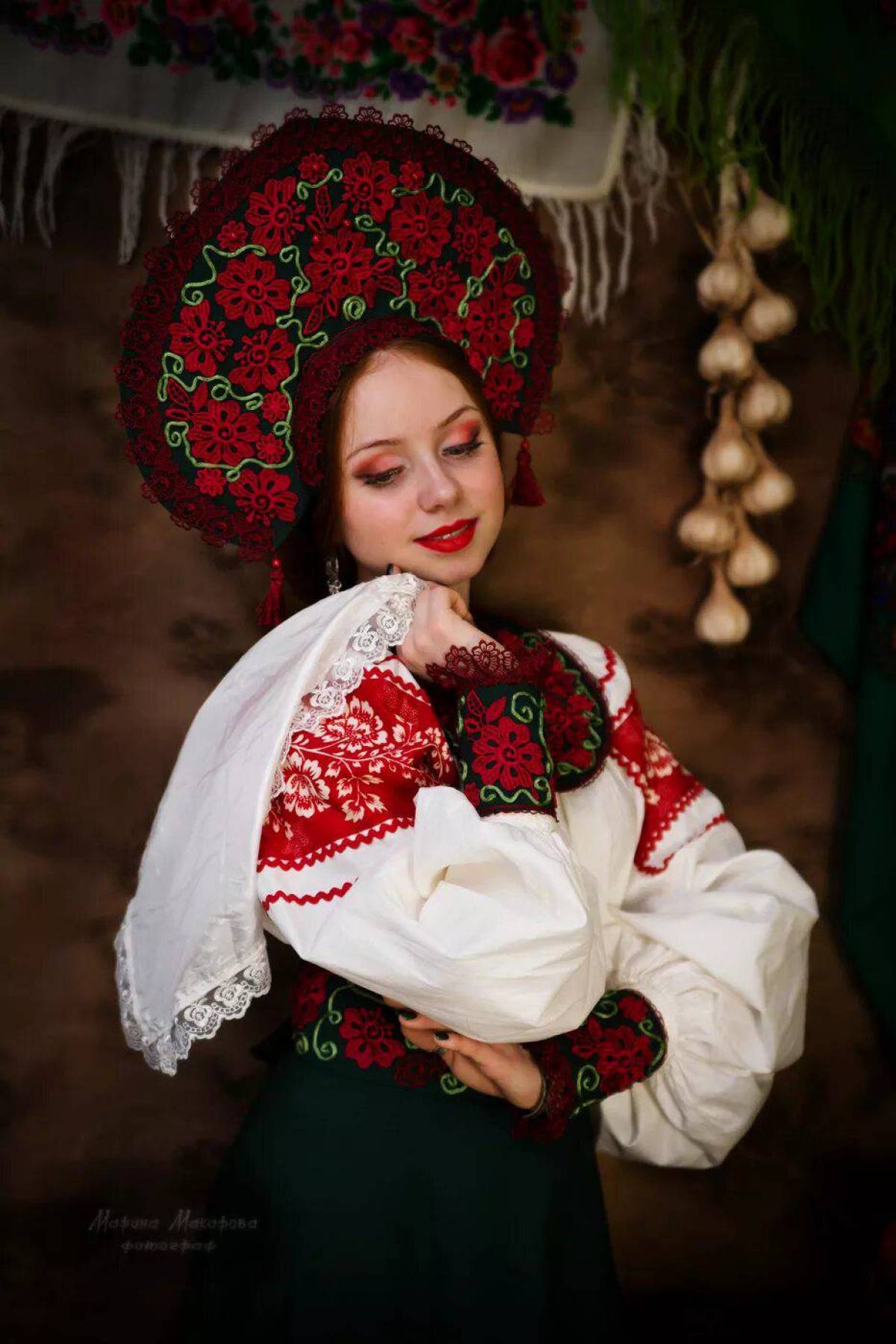 Women in Slavic costumes underwear in Toronto