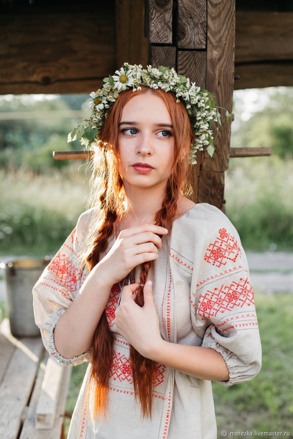 A playful frame from Girls in Slavic costumes — online in Toronto